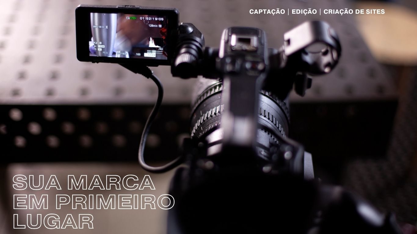 CAPTAÇÃO Imagens profissionais com qualidade cinematográfica.